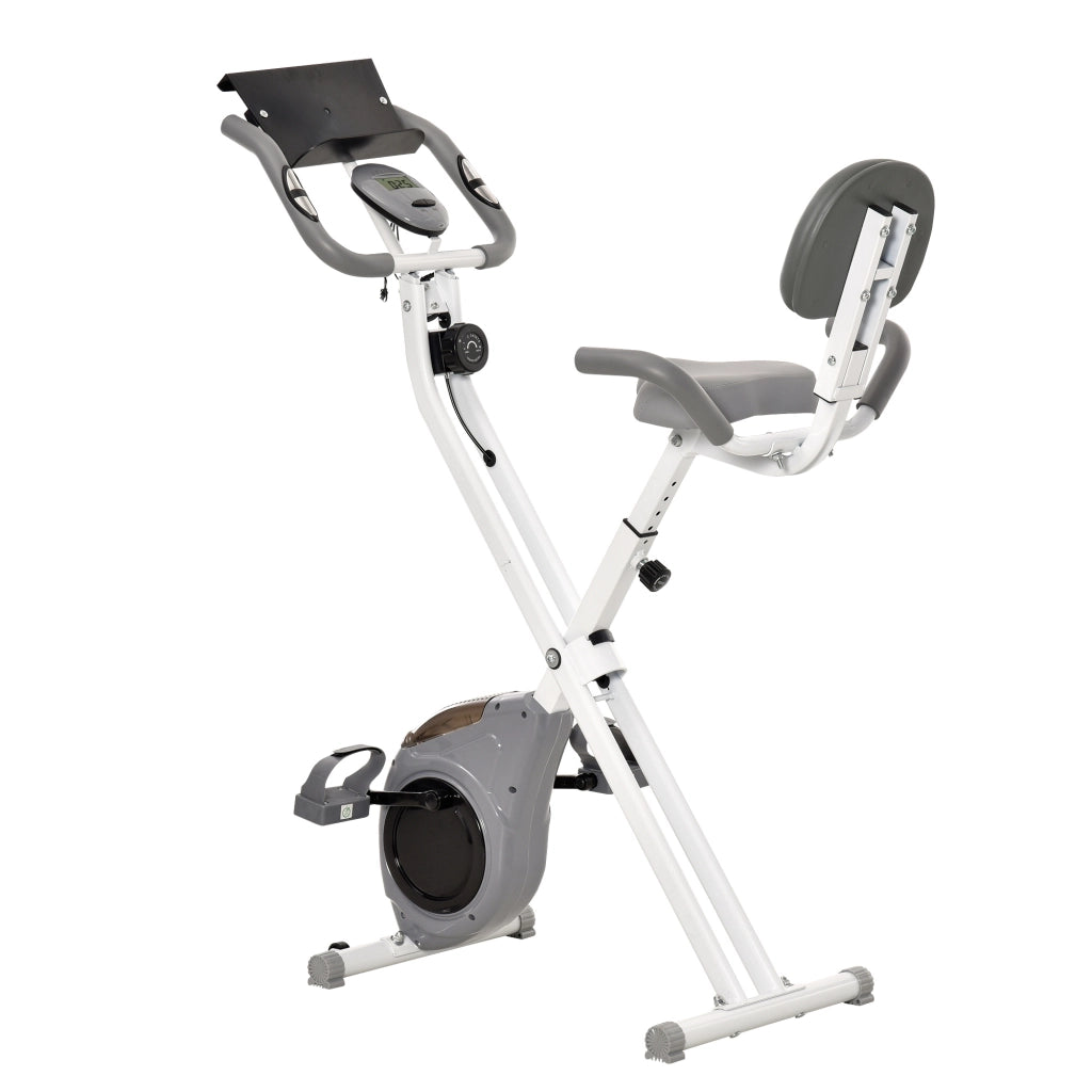 Bicicletta da camera magnetica pieghevole ¨C zephmum ¨C bianco grigio