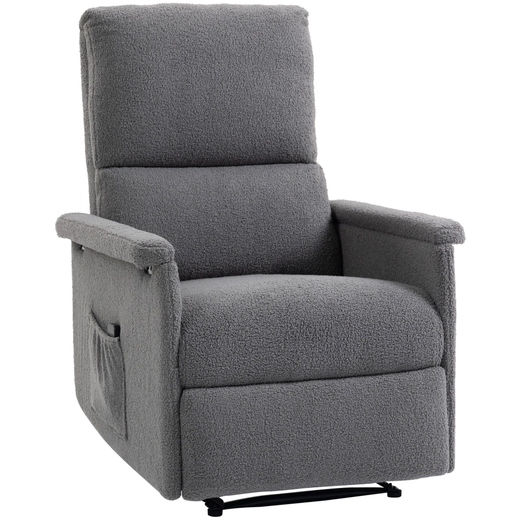 Poltrona Massaggiante Reclinabile ¨C Zephmum ¨C Grigio 69x84x99 cm