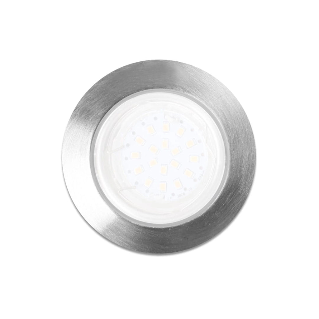 Faretto incasso tondo cromo GU10 5W 3000K Eko-Light