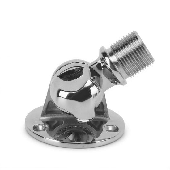 Antenna Supporto 180 Gradi Regolabile - Qualità Marittima - Fermo Antenna VHF - Acciaio Inossidabile - Duraturo - Adatto per Barche - Sostegno Antenna