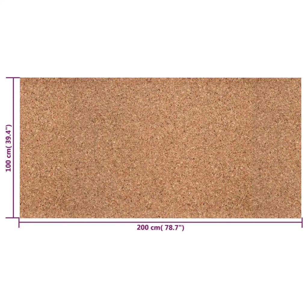 Rotolo di sughero Marrone 100 x 200 x 0,2 cm Sughero CFW4158960