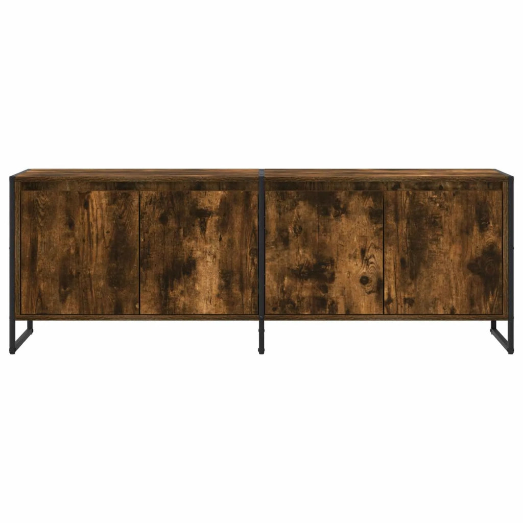 Mobile TV Quercia Fumosa 140 x 36 x 49.5 cm Legno multistrato 886512