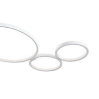 Plafoniera Modern in Metallo Olympia Bianco