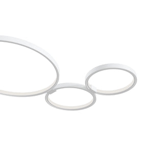 Plafoniera Modern in Metallo Olympia Bianco