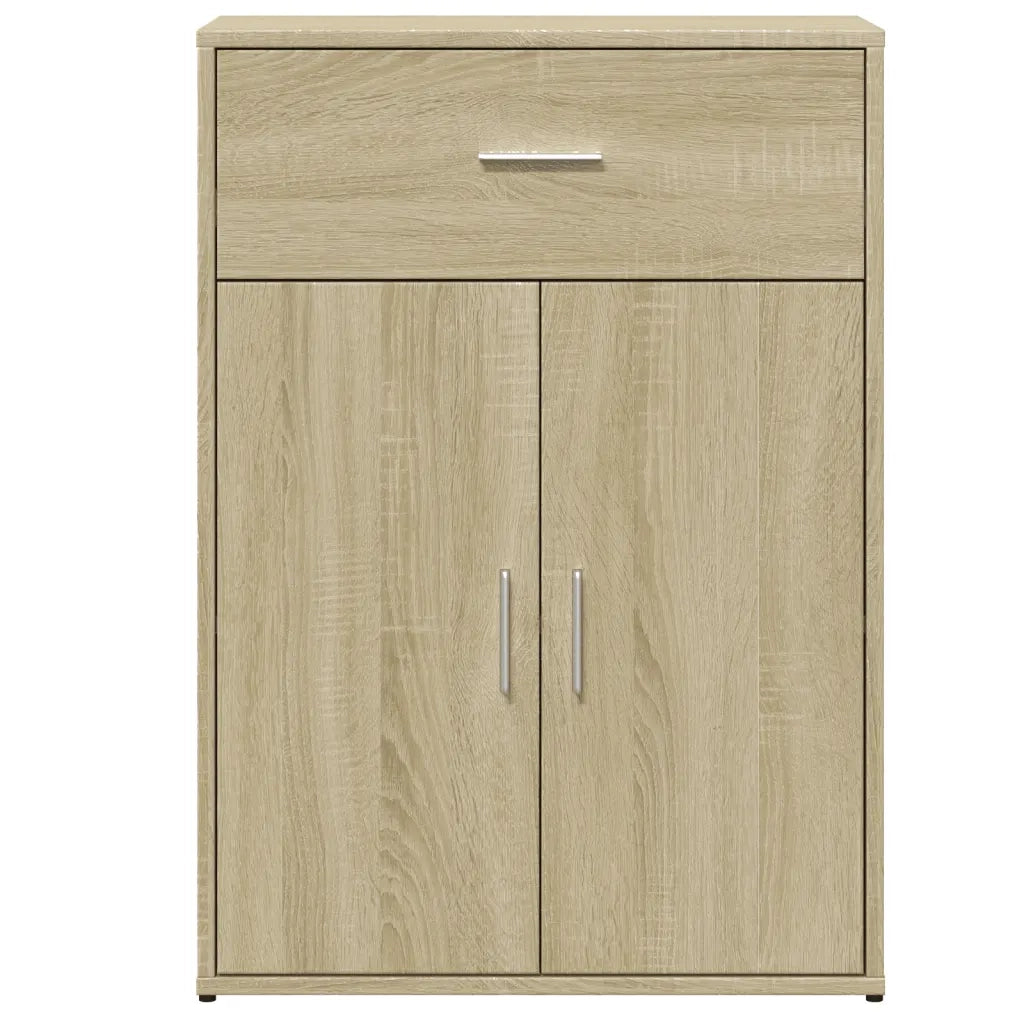 Credenze 2 pz Rovere Sonoma 60x30x84 cm in Legno Multistrato