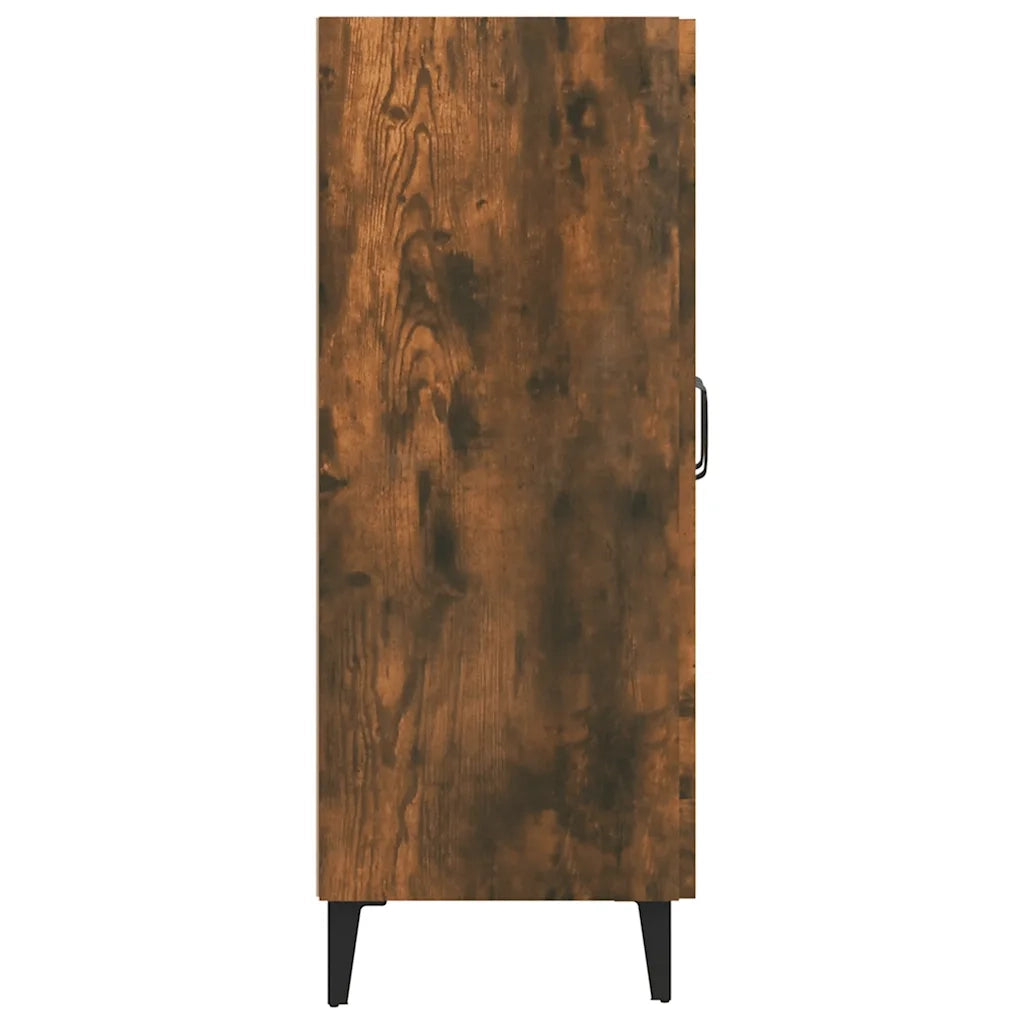 Credenza Rovere Fumo 69,5x34x90 cm in Legno Multistrato 817336