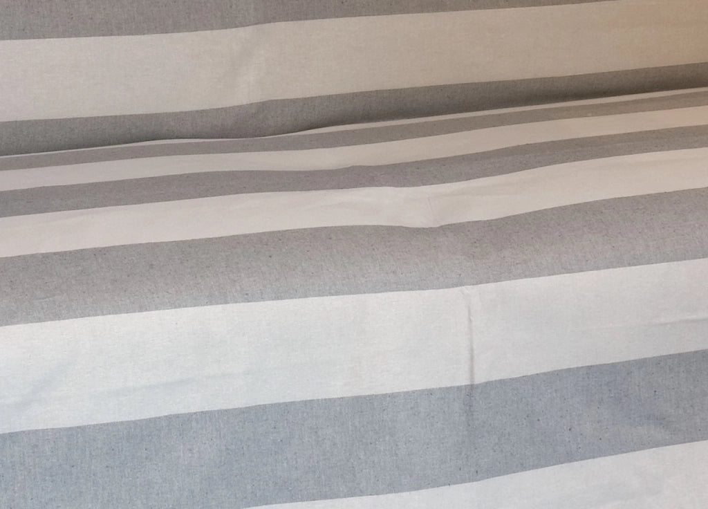 Telo Arredo Granfoulard Copritutto Cotone Made Italy Vari Disegni Arredatutto Copriletto Multiuso - 1 Piazza - Riga Fascia Grigio