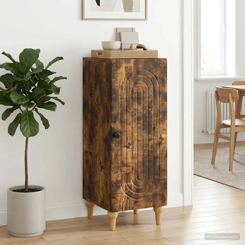 Credenza Rovere Fumo 33 x 34,5 x 90 cm Legno ingegnerizzato 894140
