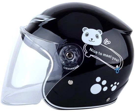 Elmetto per bambino ergonomico - caldo - impermeabile al vento - motocicletta - protezione per bambini - elmetto di sicurezza per bicicletta