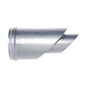Canna fumaria tubo coassiale INOX terminale orizzontale D. 80/125  CE stufa pellet  Made in Italy
