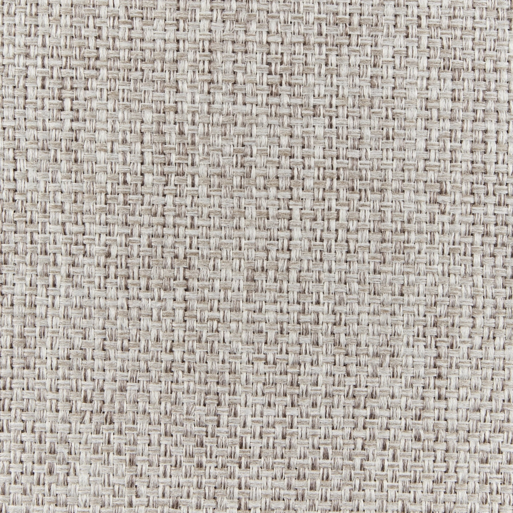 Poltrona da salotto con rivestimento in tessuto grigio con struttura in legno stile retrò