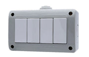 Custodia  Cassetta 504 4 Moduli Esterna IP40 Compatibile Matix
