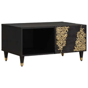 Tavolino da salotto Nero 80 x 50 x 40 cm 4018812