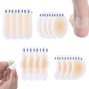 Pleusti per Blistere 16 pezzi - Gel idrocolloidale - Impermeabile - Antiblister - Protezione per i piedi - Leggero e comodo - Avvolgente per blister