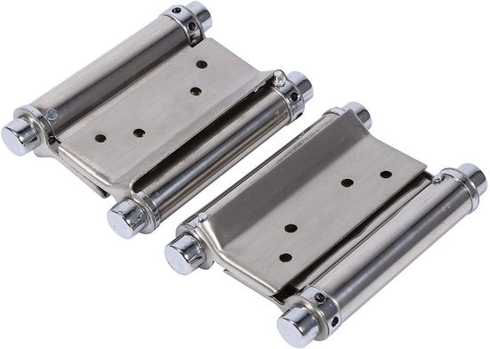 Scharniere a doppia azione - 2 vie - in acciaio inossidabile - alta qualità - per porte - in acciaio inossidabile - scharniere per porte