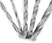 Set di Forbici a Spirale - 5 Pezzi - Lunghe HSS - Set di Forbici a Sezione Centrale - Forbici per Legno - Materiale Aluminium/Kunststoff - Acciaio con Alta Velocità di Affilatura - Set di Forbici