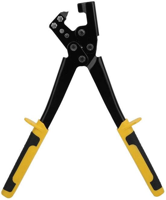 Attrezio per Crimpaggio - Manubrio Antiscivolo - Profili Metallici - Tappo Crimpatore - Maniglia Antiscivolo - Acciaio Resistente