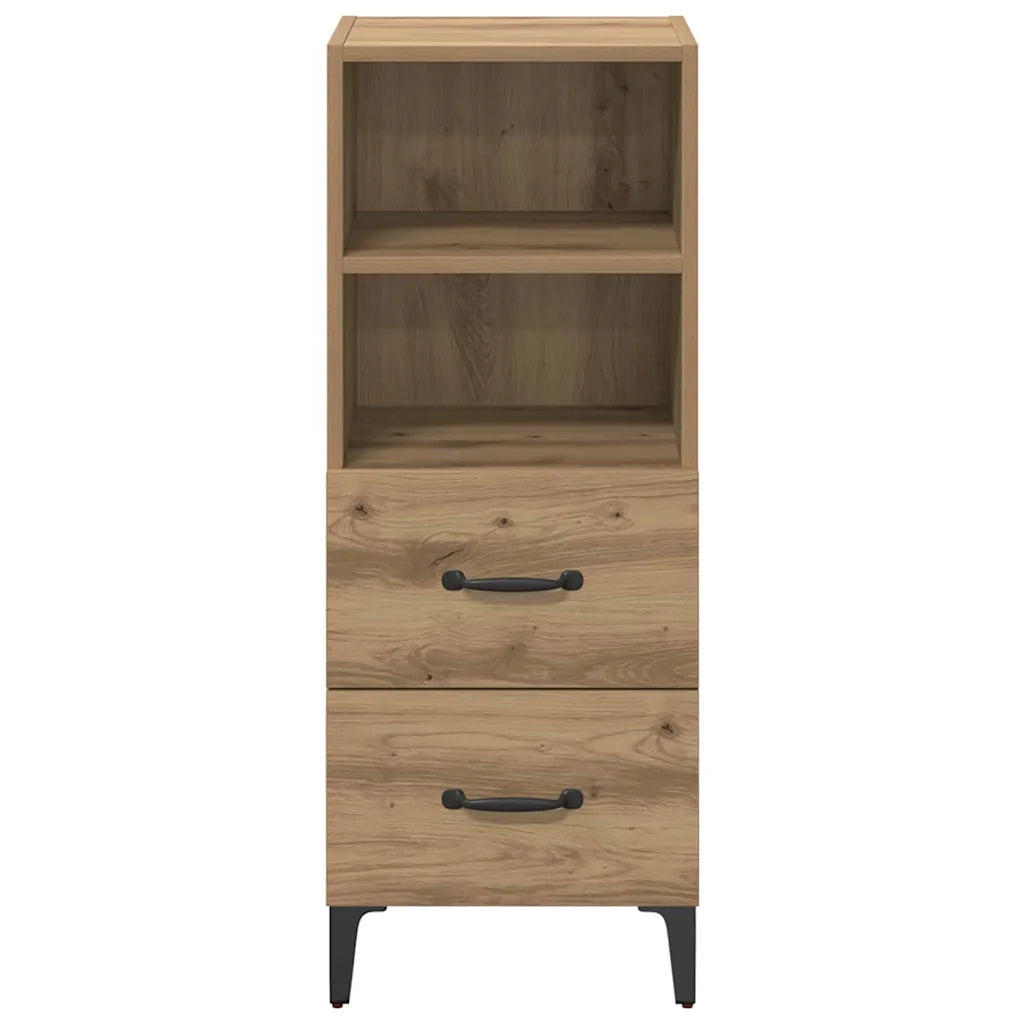 Credenza-Buffet-Armadio da cucina rovere artigianale 34 x 34.5 x 90 cm Legno multistrato 857591