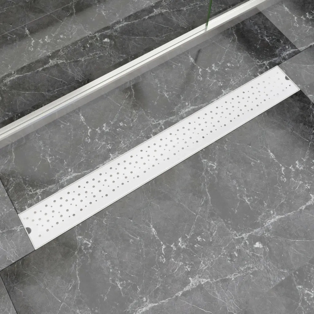 Canaletta Drenaggio per Doccia Lineare 930x140 mm Acciaio Inox 142193