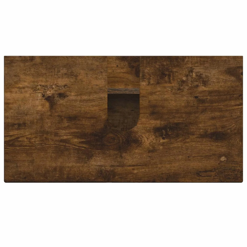 Armadio per Lavabo da Bagno DELFT Rovere Fumo 897010