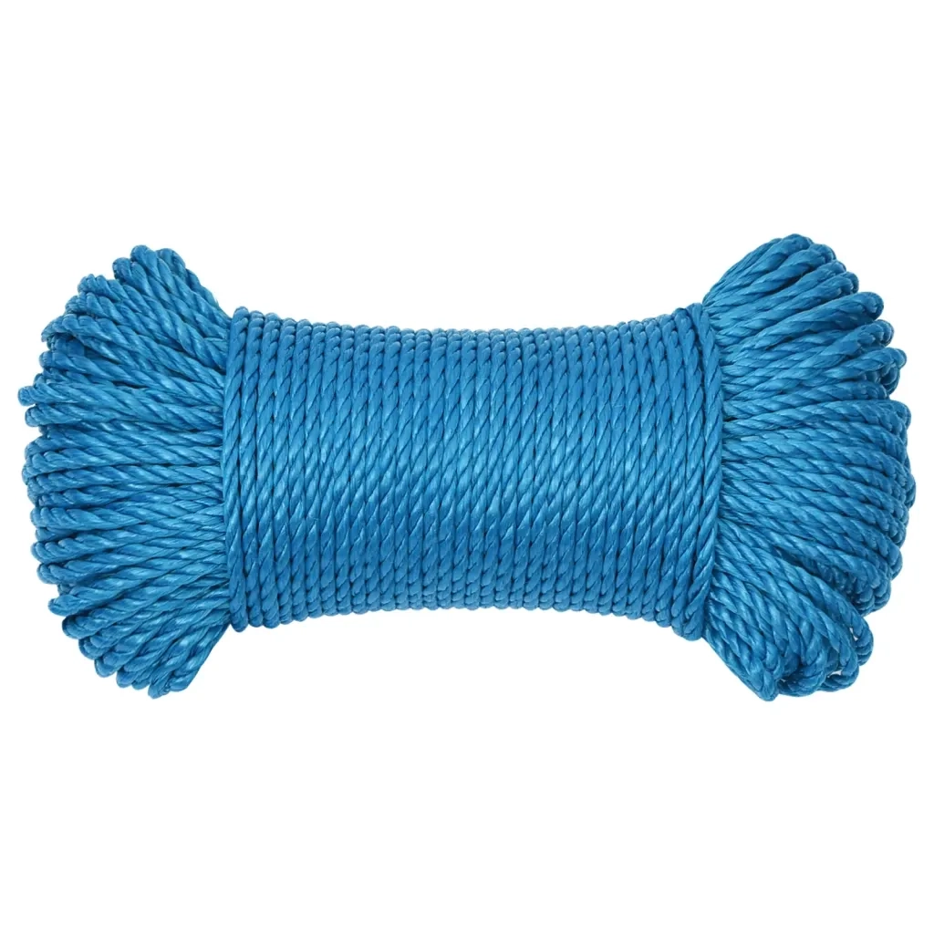 Corda | Fune da Lavoro Blu 3 mm 50 m in Polipropilene
