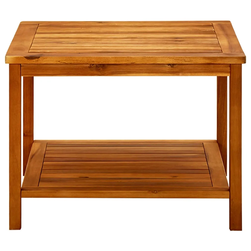 Tavolino da Salotto 60x60x45 cm in Legno Massello di Acacia 316403