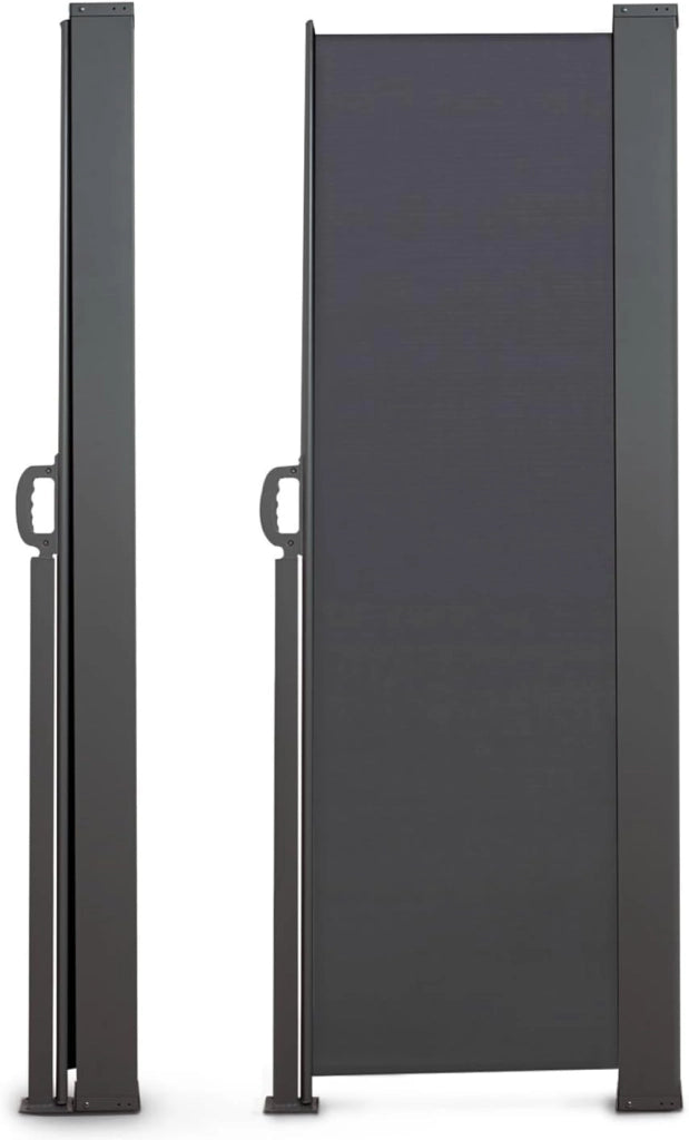 Tenda Laterale Retrattile Esterna 180 x 500 CM Grigio Antracite
