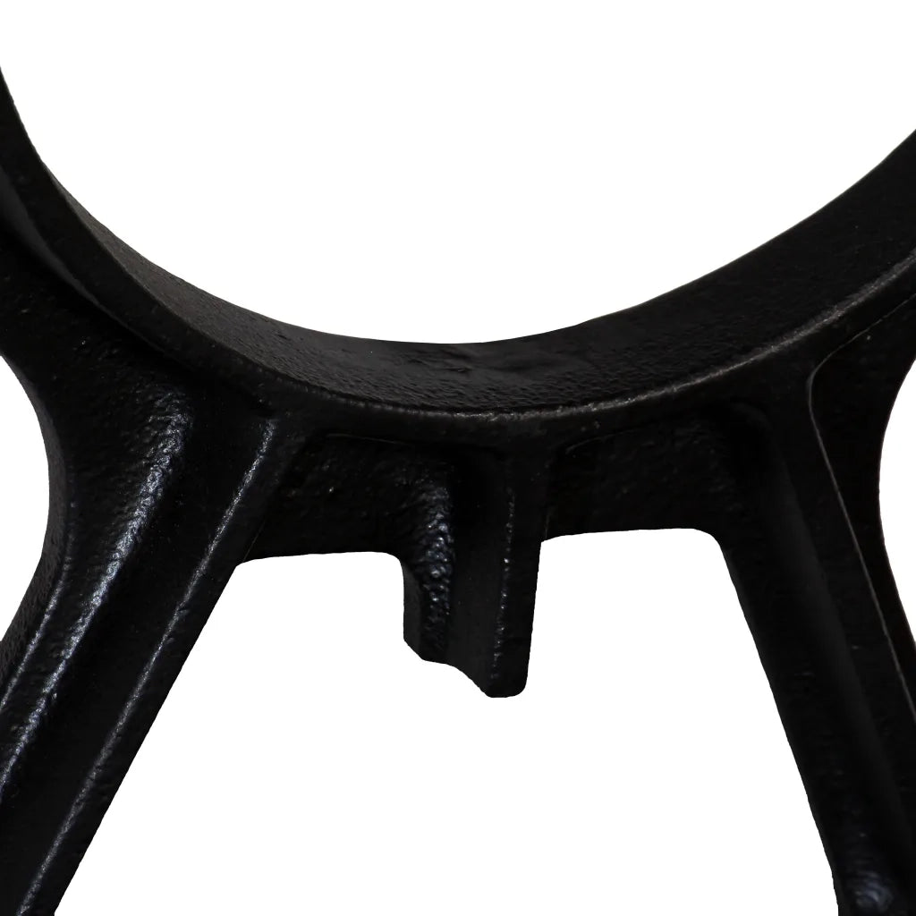 Gambe per Panca 2 pz a Forma di O in Ghisa 245428
