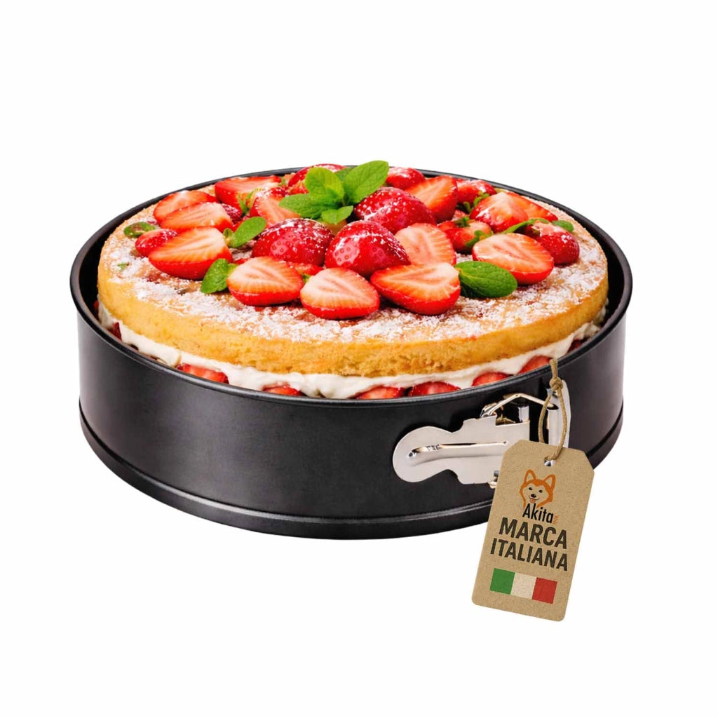 Akitaink Stampo Torta a Cerniera 22 cm Antiaderente