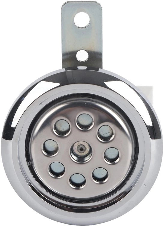 Claxon a Motor 105 dB - Impermeabile - Copertura a Viti Regolabili - Montaggio Universale - Design Leggero - Materiale Resistente