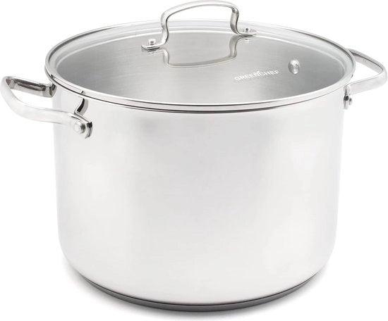 Pentola ceramica 24cm - Resistente al lavastoviglie e compatibile con induzione | Smalto salutare senza PFAS