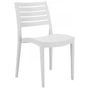 SEDIA IN POLIPROPILENE 'FIRENZE' bianco  - GRANDSOLEIL