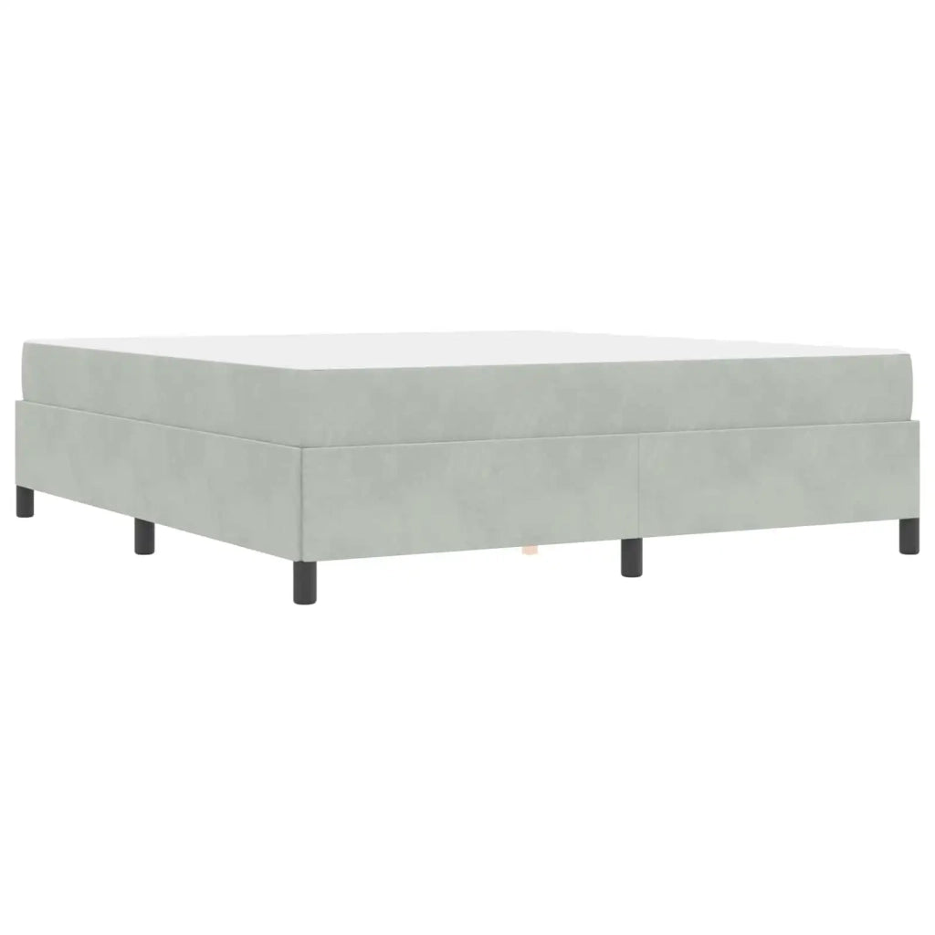 Struttura del letto Grigio chiaro 180 x 200 cm Tessuto 3399078