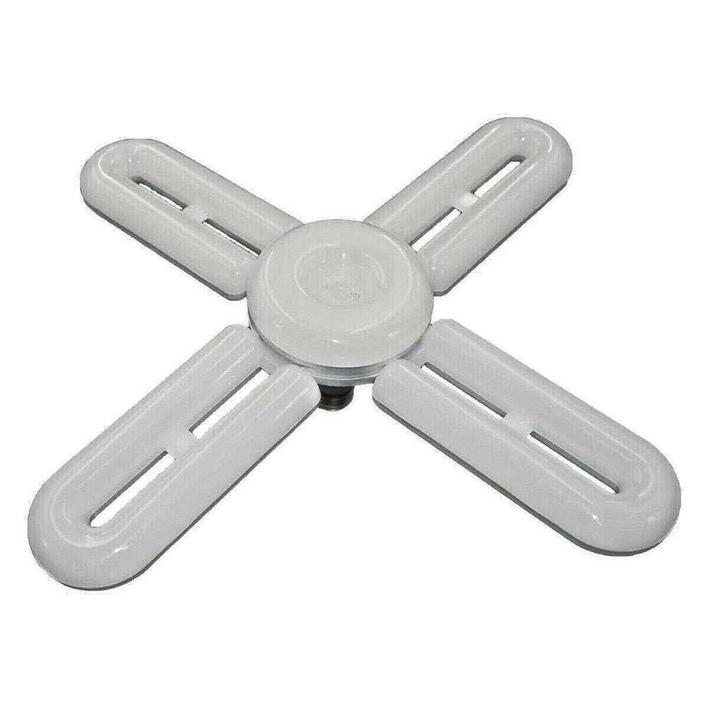 Trade Shop - Lampada Lampadario Deformabile Lampadina Led 60w 6500k 4 Vie Bianca E27 Ccl-4+1 -