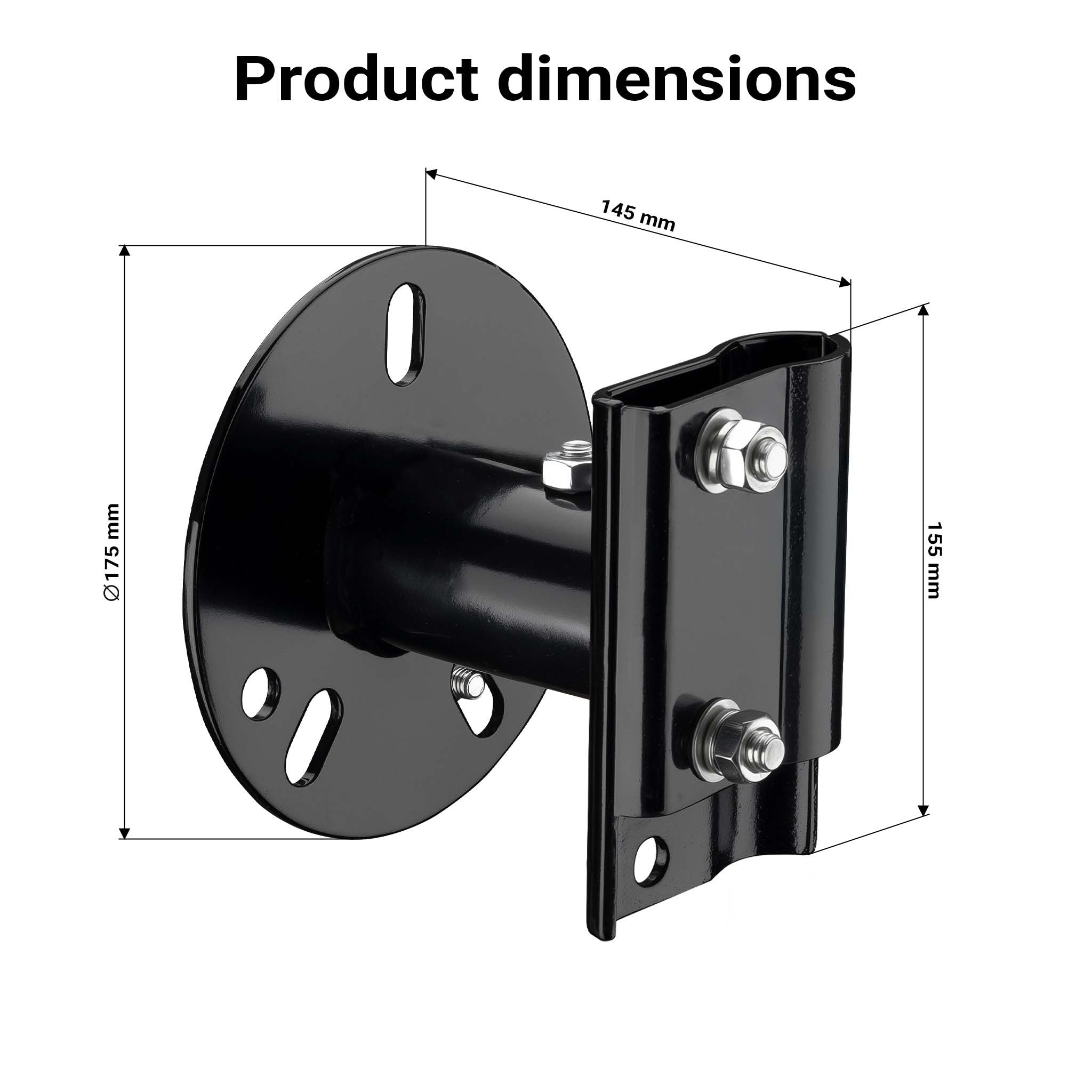 Farm Jack – Stoßstangen-Set, 48" Wagenheber bis 3000 kg mit max. Hubhöhe 105 cm plus Stoßstangen-Adapter