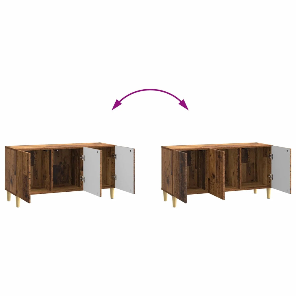 Mobile TV Legno antico 99 x 34,5 x 50 cm Legno ingegnerizzato
