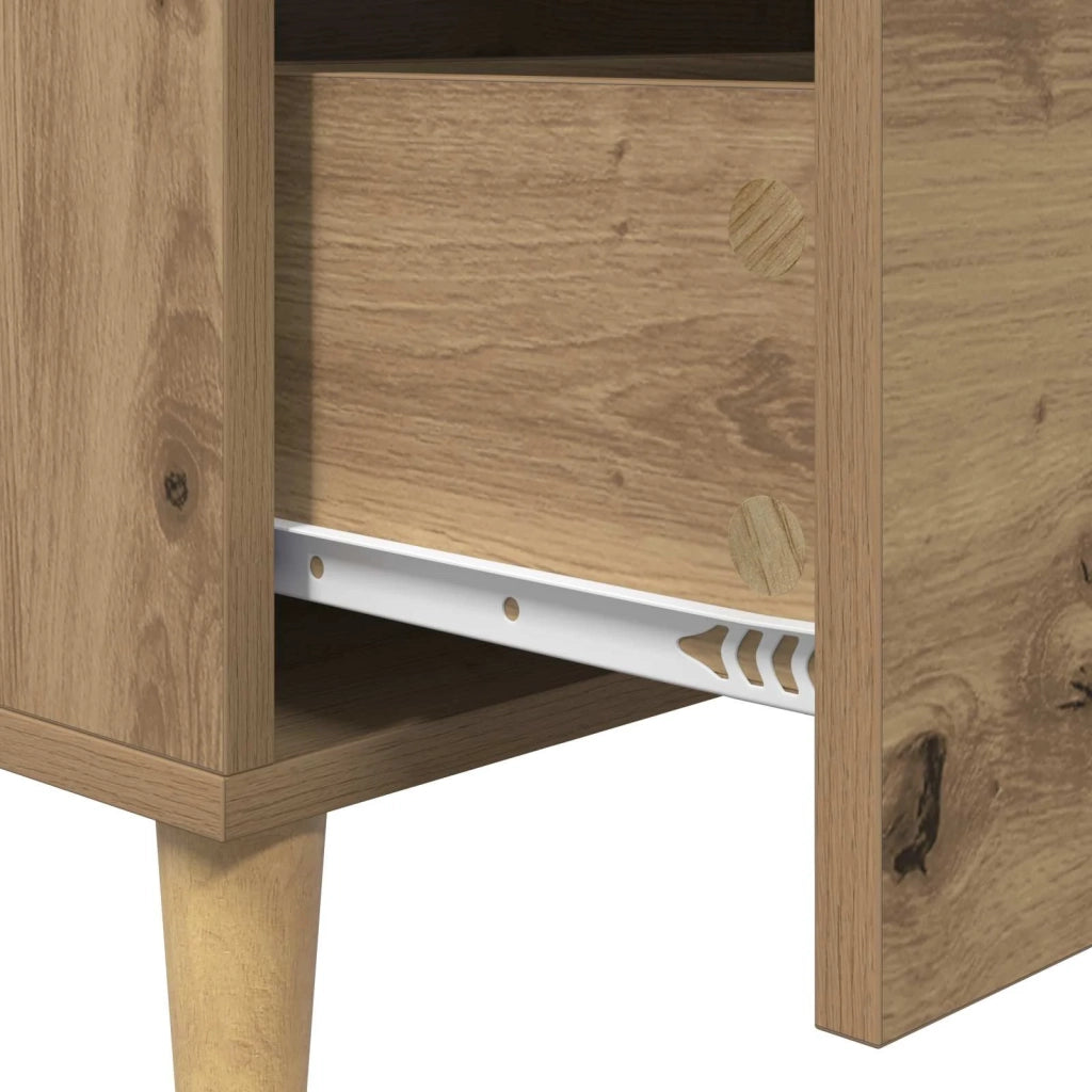Credenza Rovere artigianale 69,5 x 34 x 90 cm Legno multistrato 880635