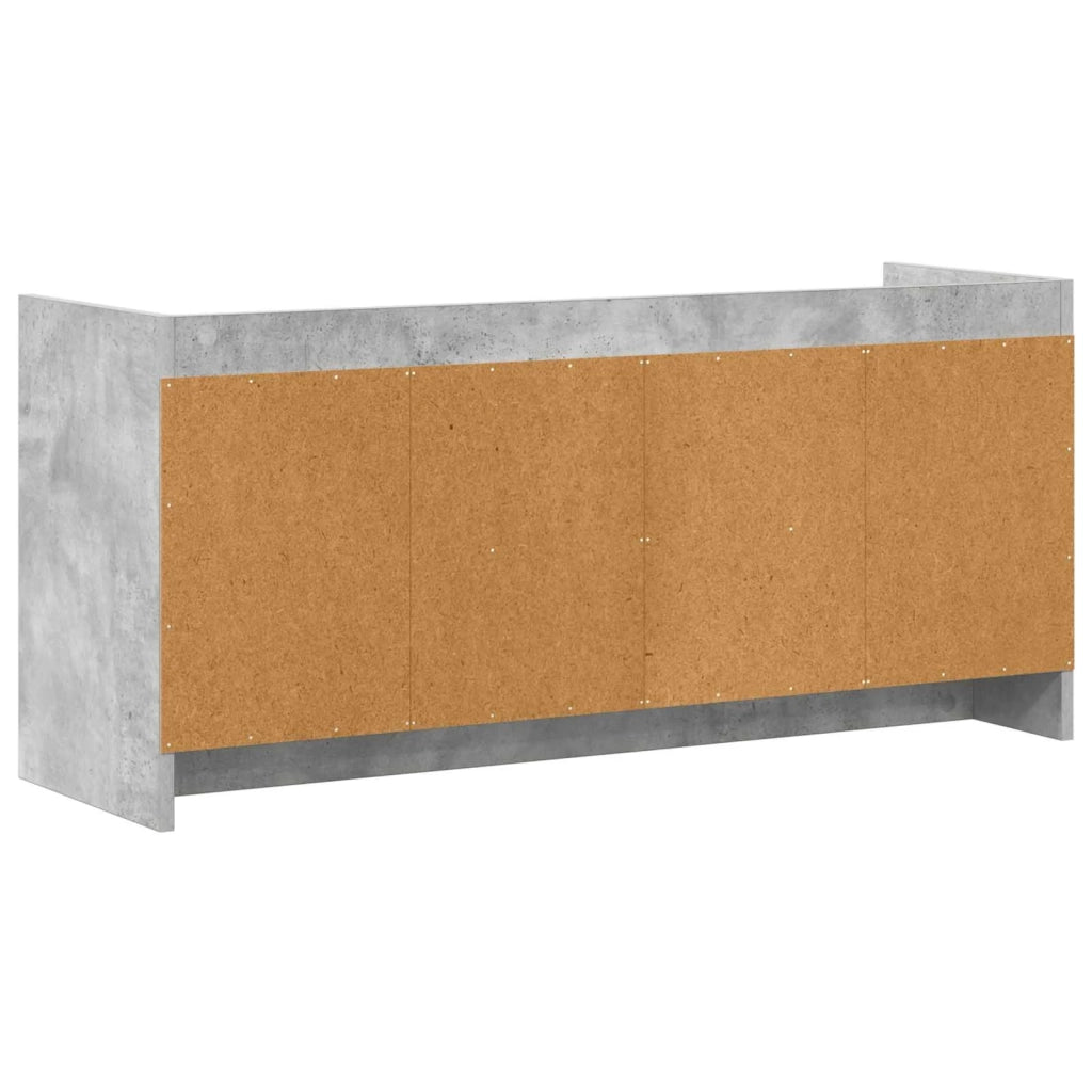 Mobile TV 102 x 33 x 47 cm Grigio Cemento Legno ingegnerizzato 8011166