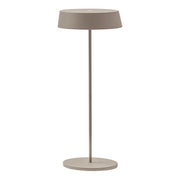 Inemuri Lampada da Tavolo Portatile Cipria LED 2,2W 2700K IP54, Ricaricabile USB, Dimmer Touch Integrato - Rossini Illuminazione