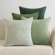 Set di cuscini 50x50 cm - Corduroy - Confezione da 4 - Cuscino decorativo - Materiale morbido - Chiusura a righello invisibile - Copertura cuscino