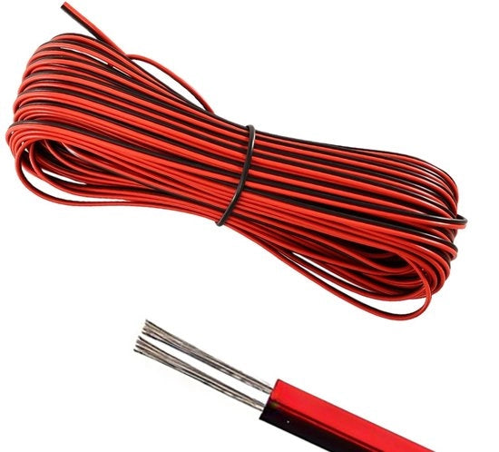 Cavo elettrico in rame 22 AWG da 15 metri per applicazioni LED e elettroniche