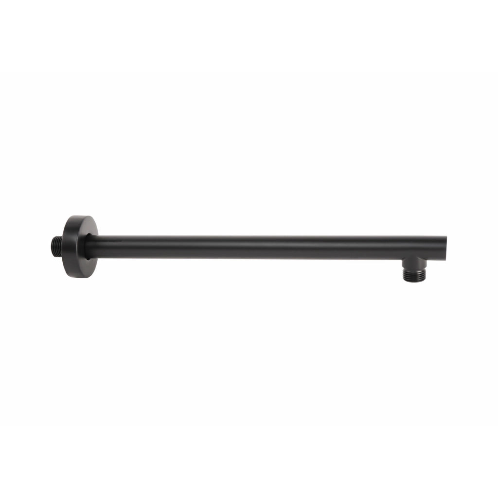 Kit Restyling Doccia Tondo 1 getto Nero Opaco in Ottone e Acciaio Inox Aisi 304 verniciati Mod. Kit Black Tondo