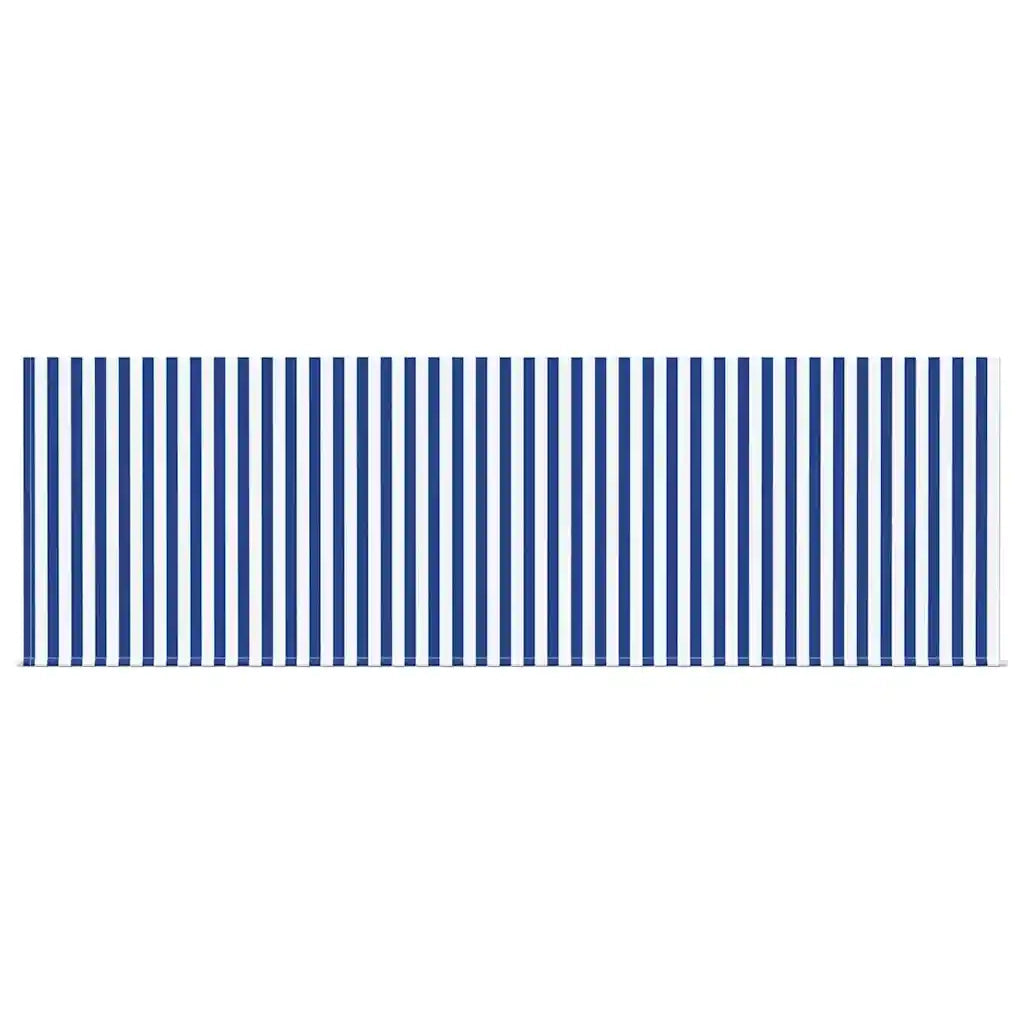 Tenda da Sole | Tenda Retrattile Blu e Bianco 400 x 200 cm