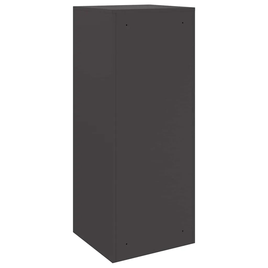 vidaXL Cassetta per pacchi Nero 41 x 38 x 103 cm Acciaio