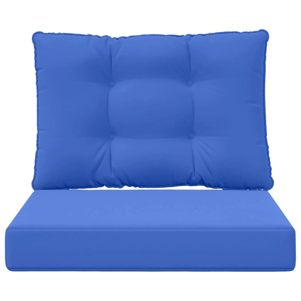 Cuscino per divano da esterno 2 pcs Blu Reale Poliestere