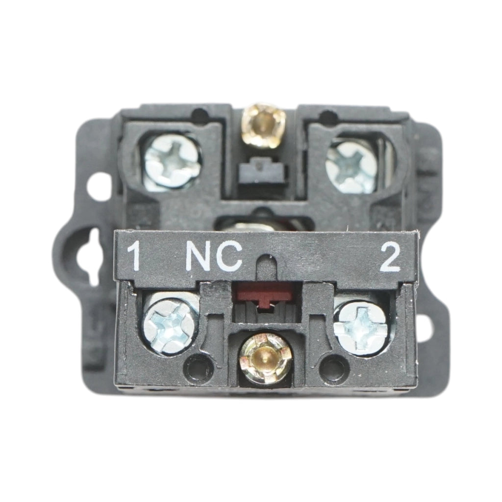 Pulsante indicatore LED rosso con resistenza integrata 1NC, 24V LAY5 Breckner Germany