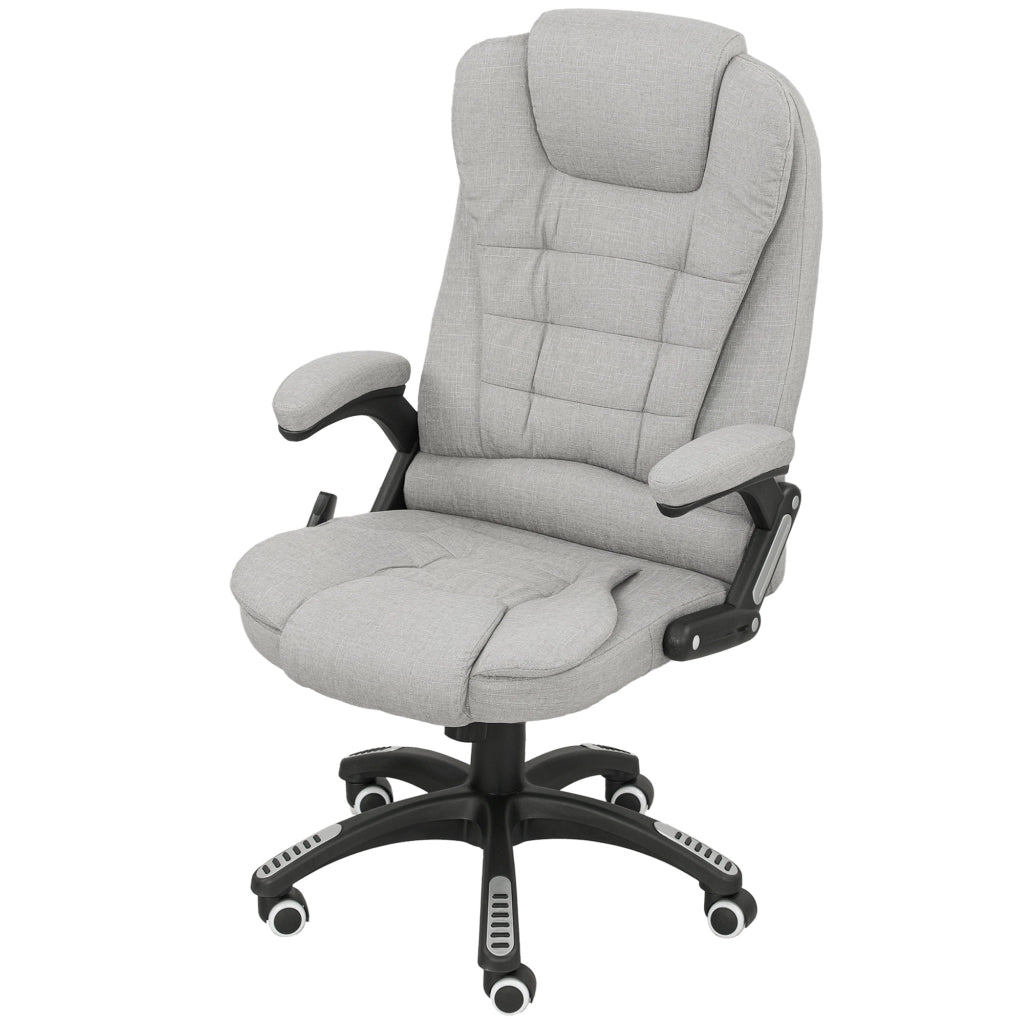 Poltrona Massaggiante Elettrica con Riscaldamento ¨C Zephmum ¨C Grigio