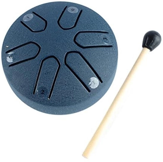 Tromba a mano 6 note - Insegna musicale - Acciaio di carbonio - Strumento percussivo - Facile da suonare - Suono chiaro