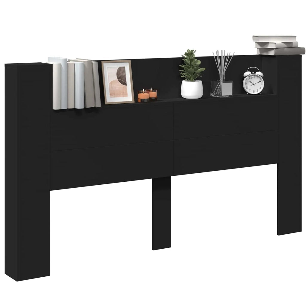 Testiera Nero 180 x 16,5 x 103,5 cm Legno multistrato 3418690