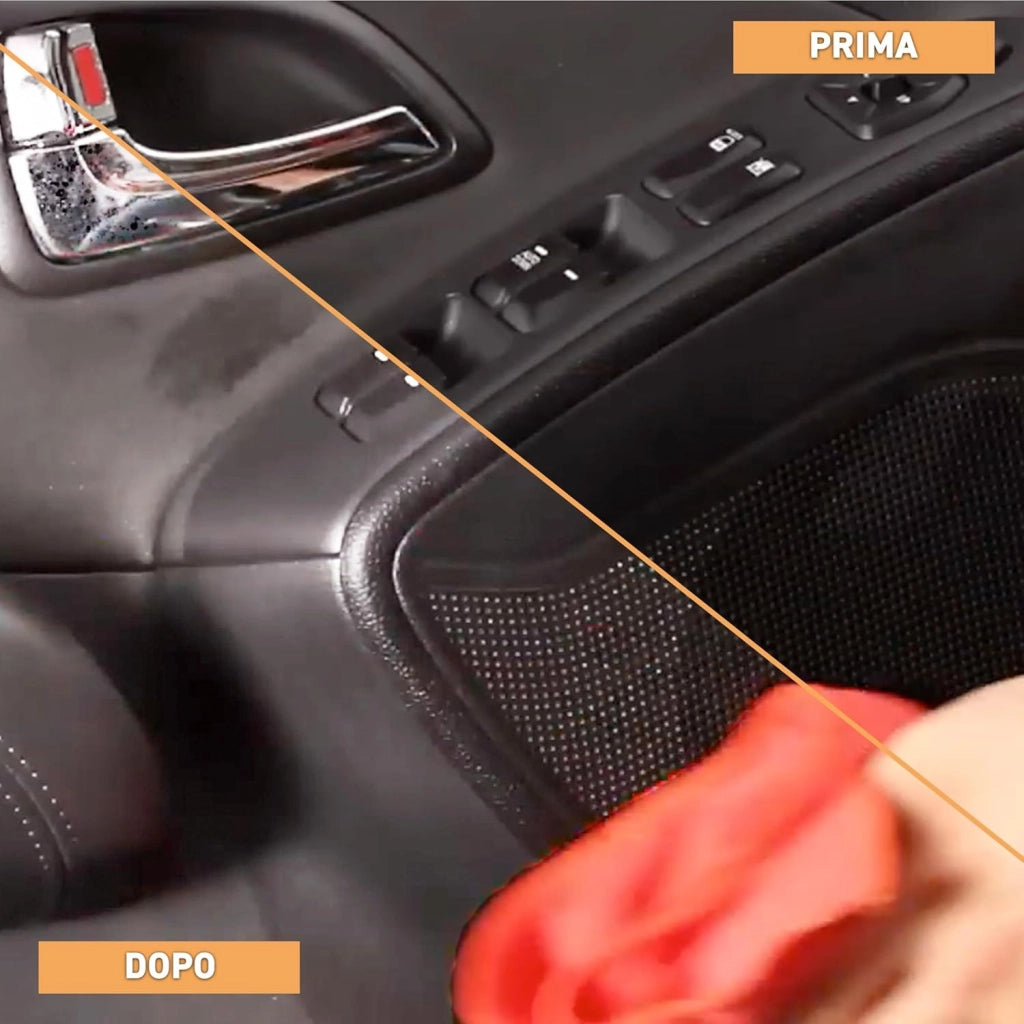 Ma-Fra, Trattamento 3in1 Plastiche, Pulisce, Ravviva e Protegge le Parti Interne dell'Auto, Creando una Barriera Anti Raggi UV, Formato 500ml